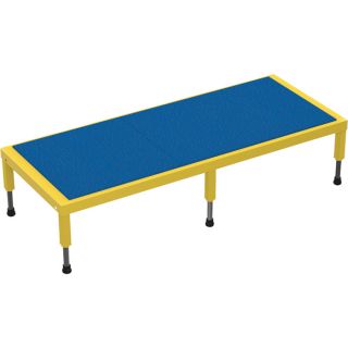 Vestil Adjustable Work Mate Stand   Ergonomic Matting Deck, 60 Inch L x 24 Inch