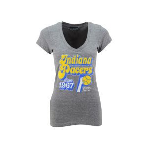 Indiana Pacers 5th & Ocean NBA Womens Tri Blend V Neck T Shirt