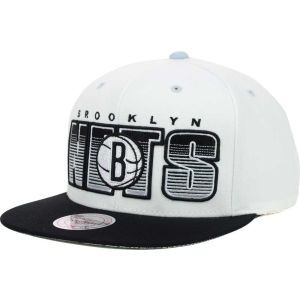 Brooklyn Nets Mitchell and Ness NBA Home Stand Snapback Cap