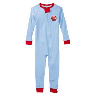 St. Eve Infant Toddler Boys Long Sleeve Fire Rescue Union Suit   Blue 2T