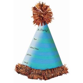 Jumbo Cone Hat Invitations
