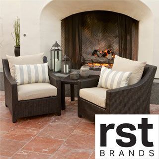 Rst Slate Club Chair And Side Table Patio Furniture Set