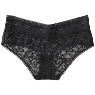 Gilligan & OMalley Womens All Over Lace Hipster   Black XS