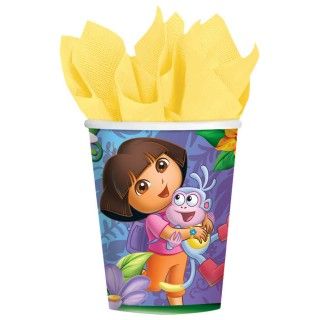 Doras Flower Adventure 9 oz. Paper Cups