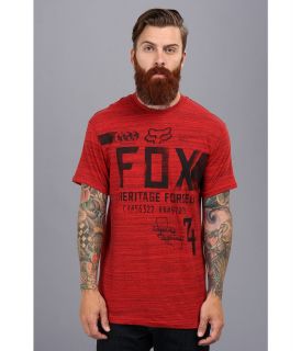 Fox Filibuster S/S Premium Tee Mens Short Sleeve Pullover (Red)