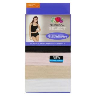 Fruit of the Loom SELECT Cotton Textures Brief 4 Pack   Assorted Colors 7