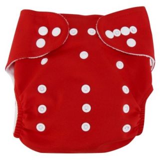Cloth Diaper with Liner   Red by Lab