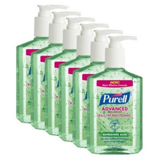 Purell Advanced Hand Sanitizer Refereshing Aloe   8 fl oz (6 Pack)