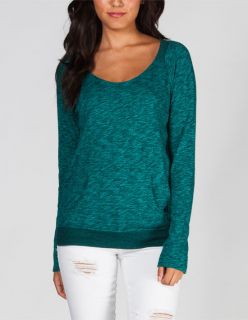 Moclov Womens Sweatshirt Emerald In Sizes Medium, Large, X Small, Small,