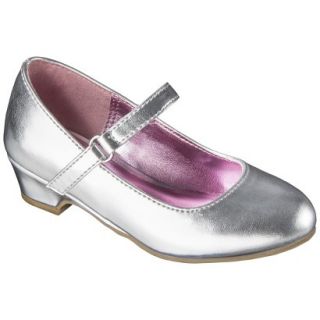 Toddler Girls Cherokee Darianne Mary Jane Shoes   Silver   11