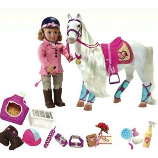 Our Generation I Think I Canter Bundle Includes 18 Doll, Horse, & Riding