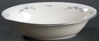 Pickard Snowberry 9 Oval Vegetable Bowl, Fine China Dinnerware   White Floral,