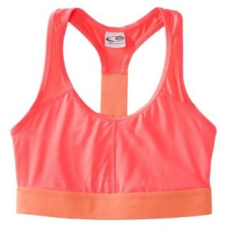 C9 by Champion Womens Compression Bra With Mesh   Sunset S