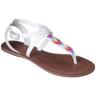 Womens Mossimo Supply Co. Cora Gladiator Sandals   White 11