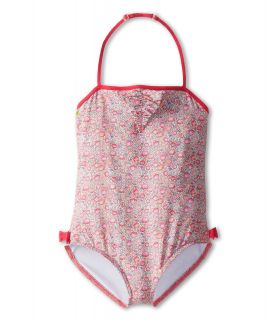 Paul Smith Junior Swimsuit With Flower Print Girls Swimsuits One Piece (Pink)