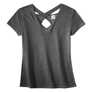 C9 by Champion Womens Open Back Yoga Layering Top   Black XS