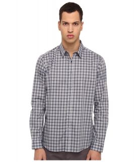Theory Zack PS Rossford Mens Long Sleeve Button Up (Gray)