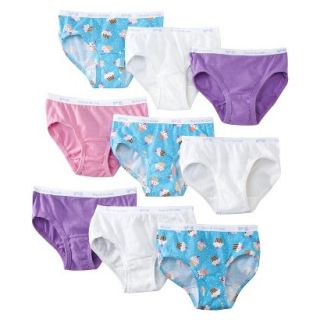 Fruit Of The Loom Girls 9 pack Low Rise Brief Underwear   Assorted Colors 4