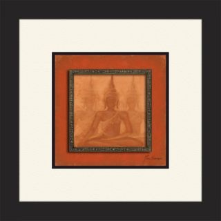 Red Buddha Framed Art
