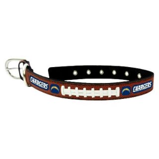 San Diego Chargers Classic Leather Large Football Collar