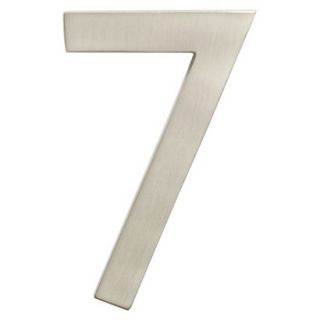 Architectural Mailboxes 5 House Number 7   Satin Nickel