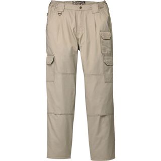 Gravel Gear 7 Pocket Tactical Pant with Teflon   Khaki, 42 Inch Waist x 32 Inch