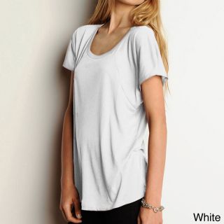 Los Angeles Pop Art Bella Womens Relaxed Raglan T shirt White Size S (4  6)