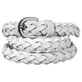 Mossimo Supply Co. Woven Braided Belt   White M