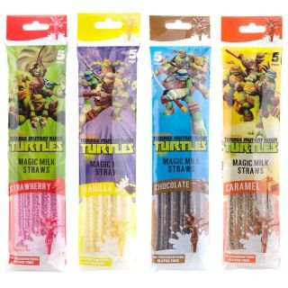 Teenage Mutant Ninja Turtles Milk Straws