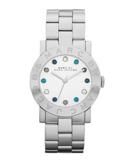 Amy Stainless Steel Bracelet Watch, Blue/Multi