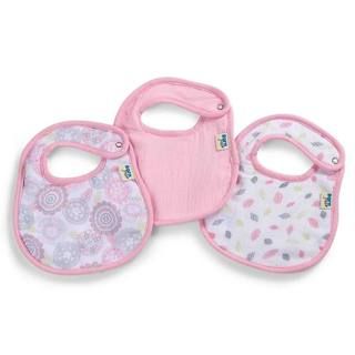 Born Free Moroccan Floral Muslin And Terry Bibs (pack Of 3)