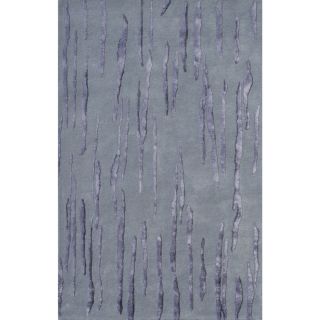Citadel Light Blue Wool Area Rug (5 X 8)