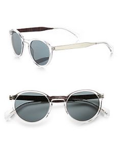 Paul Smith Elson Round Sunglasses   Crystal