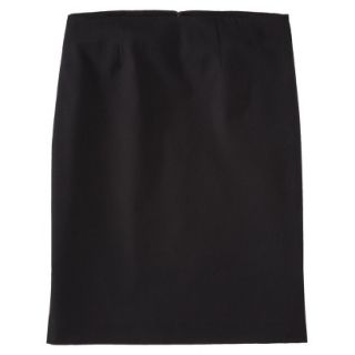 Merona Womens Plus Size Classic Pencil Skirt   Black 20W