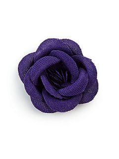 hook + ALBERT Lapel Flower Pin   Dark Purple