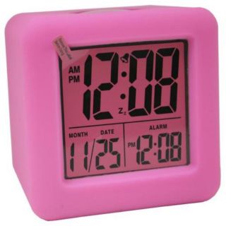 Equity By La Crosse 70902 Textured Cube Lcd Alarm Clock