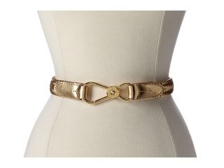 LAUREN by Ralph Lauren 1 Tubular Stretch Belt With Nautical Hook Womens Belts (Gold)