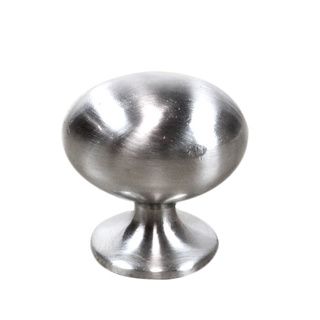 1/4 inch Oval Design Stainless Steel Finish Cabinet And Drawer Knobs (case Of 10)