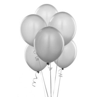 Shimmering Silver (Silver) Balloons