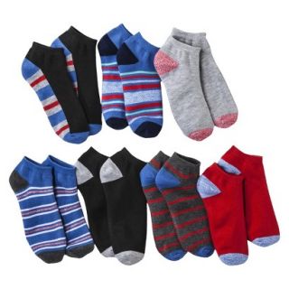 Cherokee Boys 7 Pack Printed Low Cut Socks   Assorted 9 2.5