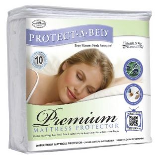 Protect A Bed Premium Fitted Sheet Style Mattress Protector   Twin