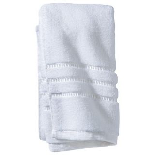 Fieldcrest Luxury Shiny Dobby Hand Towel   True White