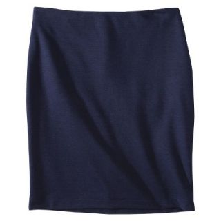 Merona Petites Ponte Pencil Skirt   Navy Blue 12P