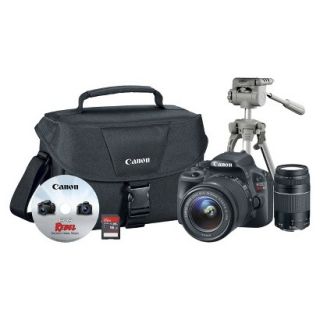 Canon EOS 18.0MP Digital Slr Camera Bundle with Camera Bag, Tripod, VR Lens and