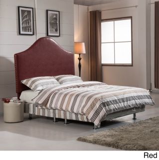 Visionxpro,inc. Classic Queen Size Headboard With Nailhead Trim Red Size Queen