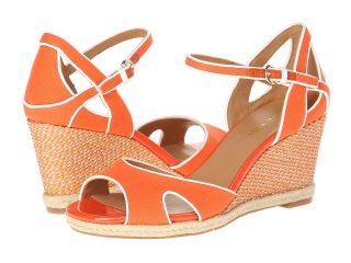 Nine West Jolie Womens Wedge Shoes (Orange)