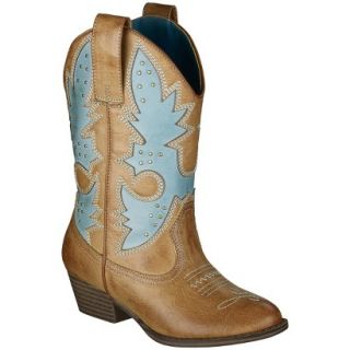 Girls Cherokee Glinda Cowboy Boots   Turquoise 13