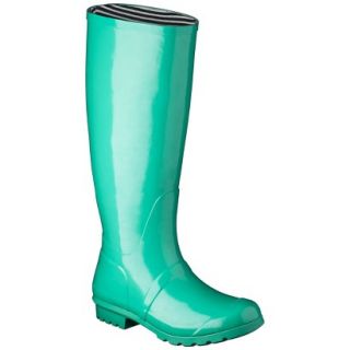 Womens Classic Knee High Rain Boot   Cicley Leaf Green 8