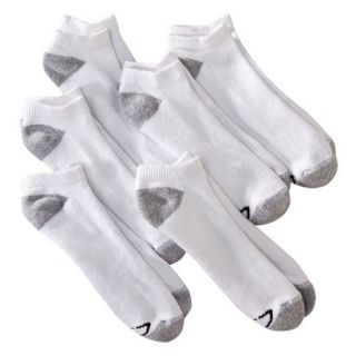 C9 by Champion Mens 6 Pack Banded Low Cut Sock   White 6 12