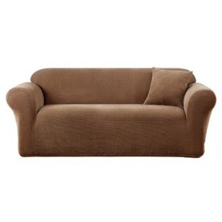 Sure Fit Stretch Metro Sofa Slipcover   Brown